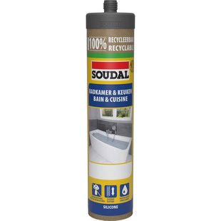 Soudal Badkamer & Keuken Voegkit Koker Wit 270ml