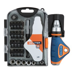 Dexter Schroevendraaierset - 26-delig - Ergonomische Handgreep