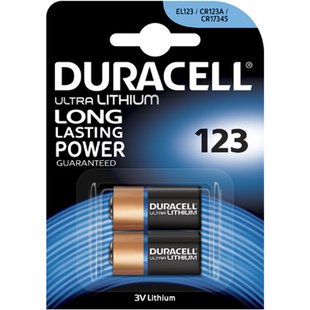Duracell Specialty Ultra Lithium 123 Fotobatterij 2 Stuks