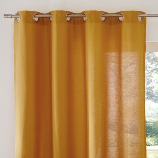 Katoenen gordijn met oogjes Scenario