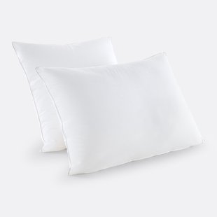 Stevig hoofdkussen in perkal Qualigel