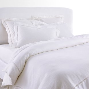 Dekbedovertrek in gewassen linnen, Scala