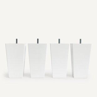 Set van 4 poten voor beddenbodems, Trapecio