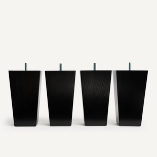 Set van 4 poten voor beddenbodems, Trapecio