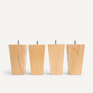 Set van 4 poten voor beddenbodems, Trapecio