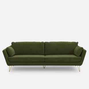 Bank in fluweel, 3, 4 of 5-zit Topim