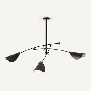 Hanglamp met 3 richtbare armen, Funambule