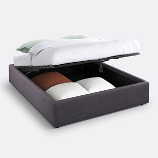 Kofferbed met ophefbare lattenbodem, Papilla