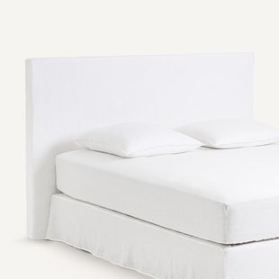 Hoes in zuiver linnen voor hoofdbord Stadia, hoogte 120 cm