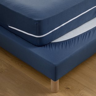 Matrasbeschermhoes in jersey, anti-mijt, hoogte 22 cm