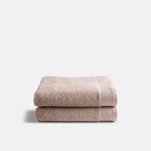 Set van 2 handdoeken in badstof 500 g/m2, Scenario