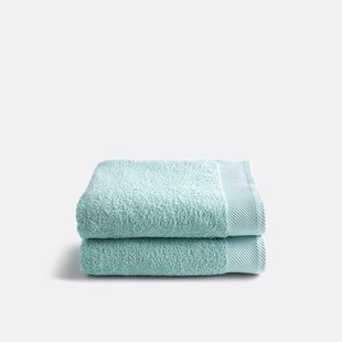 Set van 2 handdoeken in badstof 500 g/m2, Scenario