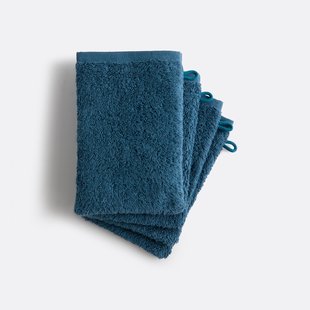 Set van 4 washandjes SCENARIO in badstof