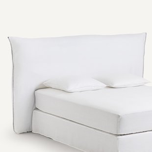 Hoes in gewassen linnen voor hoofdbord, Mereson