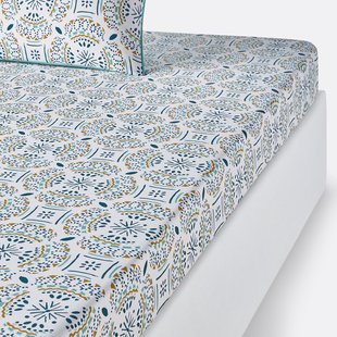 Hoeslaken in zuiver katoen, Keyiah