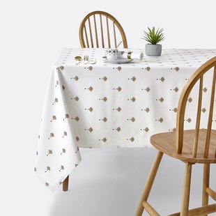 Vlekwerend bedrukt tafellaken,Éventail