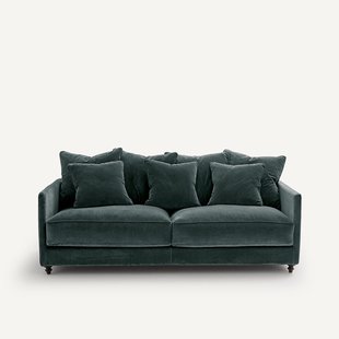 Omvormbare 3-zits fluwelen zetel, Lazare