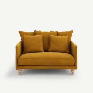 2-zits compact fluwelen bank, Lazare