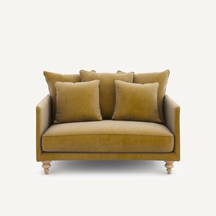 2-zits compact fluwelen bank, Lazare