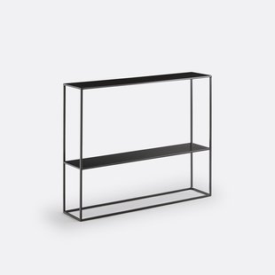 Stalen consoletafel, met twee legplanken, Miva