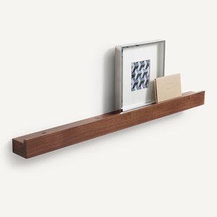 Schilderijlijst, notenhouten plank, 100 cm lang, Dagane