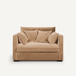 2-zitsbank in stonewashed fluweel, Néo Kinkajou