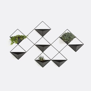 Metalen bloemenrek voor aan de muur Ikebana