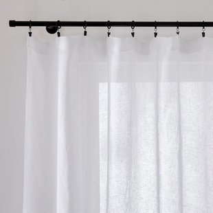 Gordijnpaneel van linnen Onega