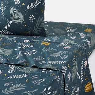 Plat laken in perkalkatoen, Suzanne