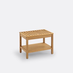 Badkamer bank Haumea, in acacia, 50cm