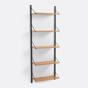 Vintage wandrek van eikenfineer, Hiba