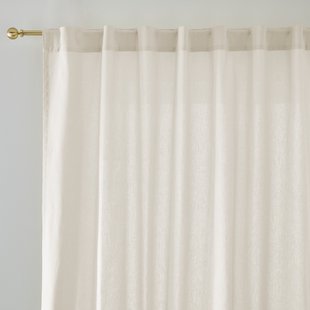 Gordijn in katoen met verdekte lussen, Scénario