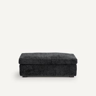 Voetenbank in geribd fluweel, Néo Chiquito