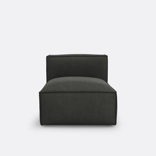 Modulaire comfortzetel in geribd fluweel, Seven