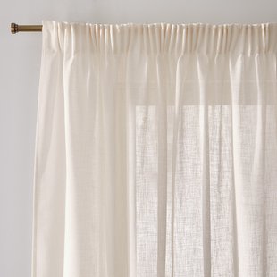 Glasgordijn met gerimpelde bies, Nyong