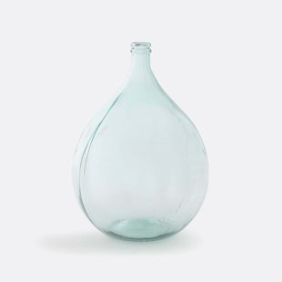Vaas dame-Jeanne in glas H56 cm, Izolia