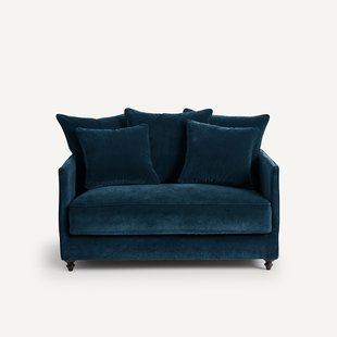 2-zits omvormbare bank van fluweel, Lazare