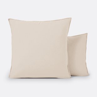 Effen kussensloop in gewassen katoen, Scenario