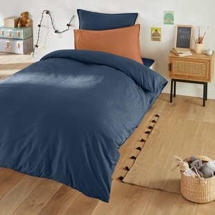 Dekbedovertrek in gewassen katoen, Scenario