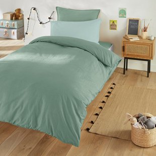 Dekbedovertrek in gewassen katoen, Scenario