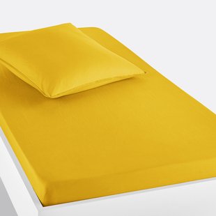 Effen hoeslaken in gewassen katoen, Scenario