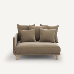 Halve bank in fluweel, Lazare