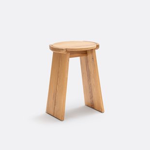 Bijzettafel in massief eik, Tibet