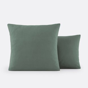 Effen kussensloop in bio katoen Scenario