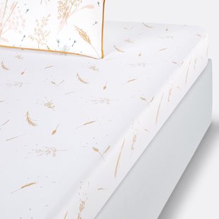 Hoeslaken in zuiver katoen, Graminée