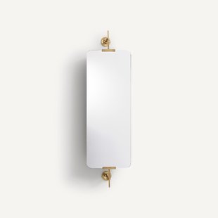 Rechthoekige draaiende spiegel H106,5 cm Cassandre