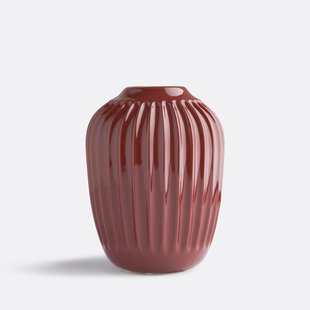 Generfde keramische vaas H21 cm Estria