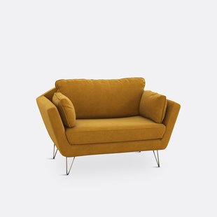 Fauteuil XL in fluweel Topim