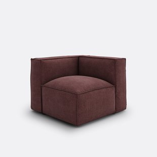 Omvormbare hoekbank, getextureerde stof, Seven