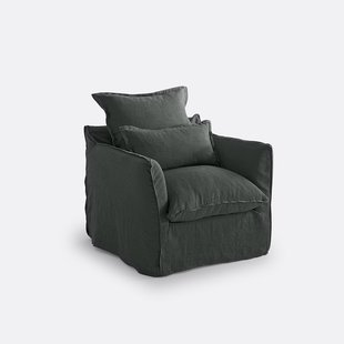 Fauteuilhoes in linnen Odna